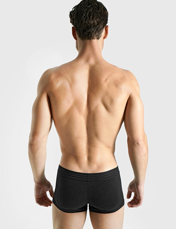 Rounderbum Padded Boxer Trunk + Smart Package Cup Charcoal