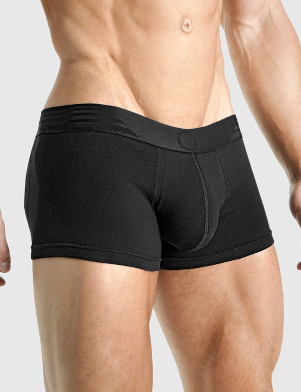 Rounderbum Padded Boxer Trunk + Smart Package Cup Charcoal