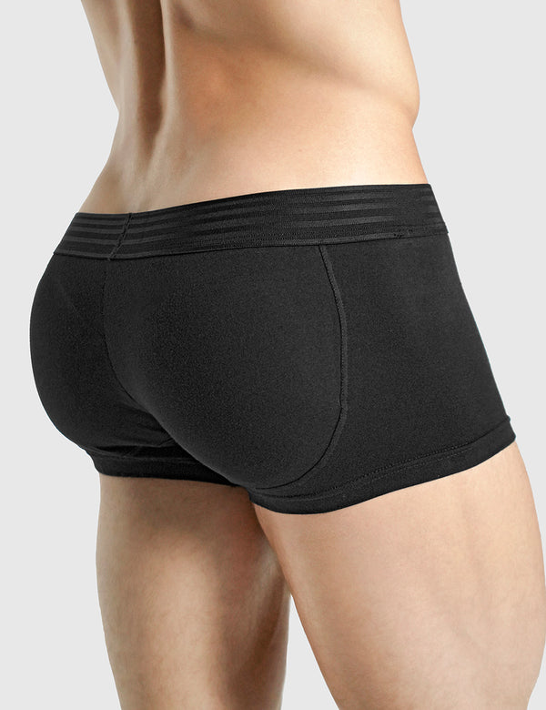 rounderbum Padded Boxer Trunk + Smart Package Cup Charcoal