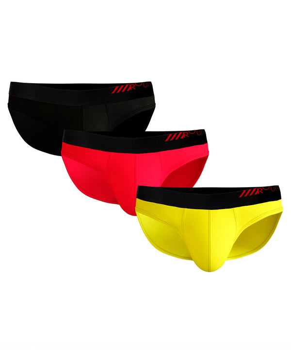 rounderbum RACING TEAM Package Brief 3-Pack Racing Multicolor