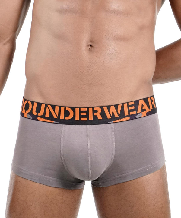 rounderbum Army Cotton Hipster Trunk Gray