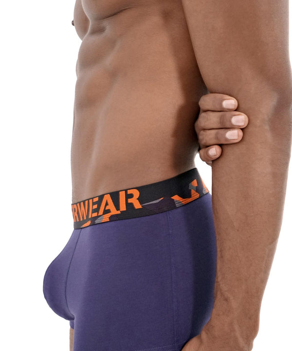 Rounderbum Army Cotton Trunk Blue