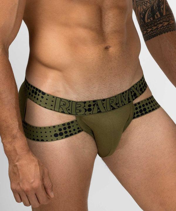 Rounderbum ARMY Lift Holster Brief Green