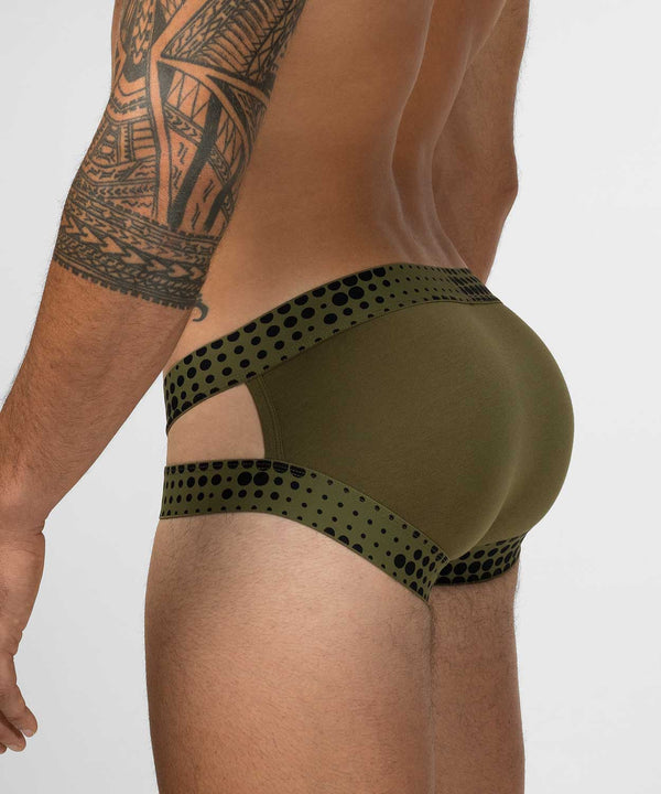 Rounderbum ARMY Lift Holster Brief Green