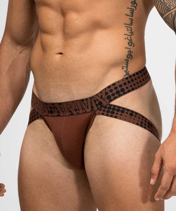 Rounderbum ARMY Lift Jockstrap Brown