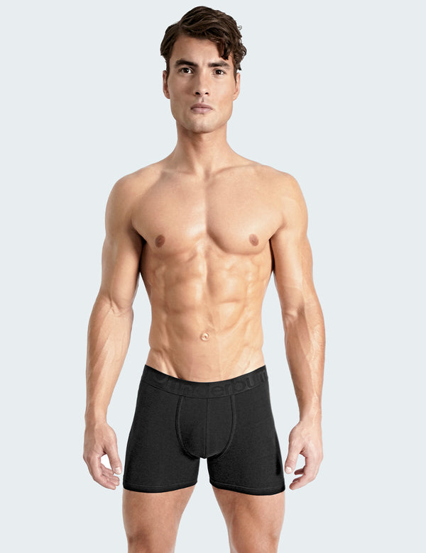 Rounderbum Basic Padded Boxer Brief Black