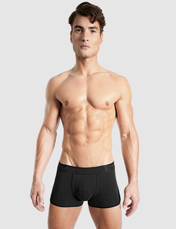 Rounderbum Basic Padded Boxer Trunk Black