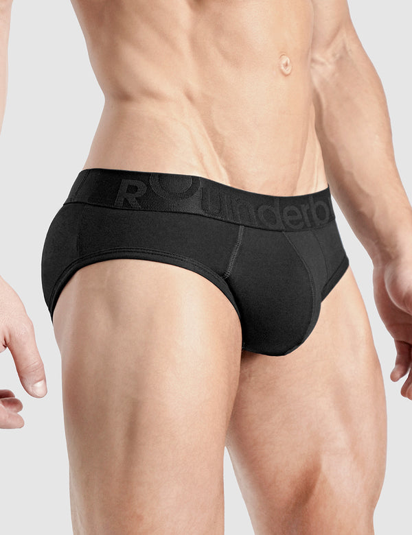 Rounderbum Basic Padded Brief Black