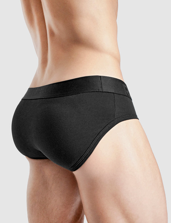 rounderbum Basic Padded Brief Black