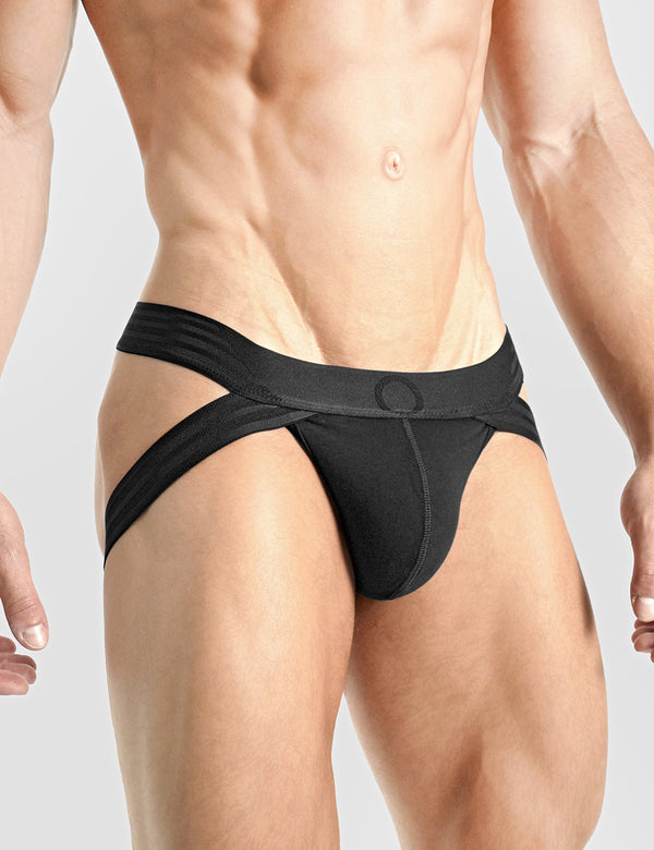 Rounderbum [DUAL TECH] Jockstrap Black
