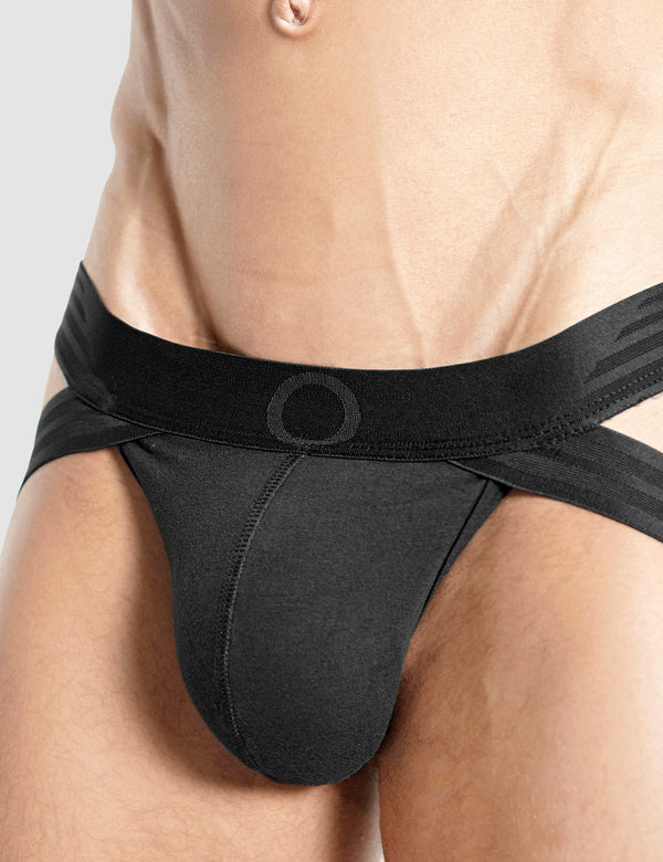 Rounderbum [DUAL TECH] Jockstrap Black