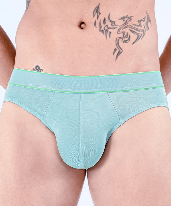 Rounderbum Essentials Bamboo Brief Sky Blue
