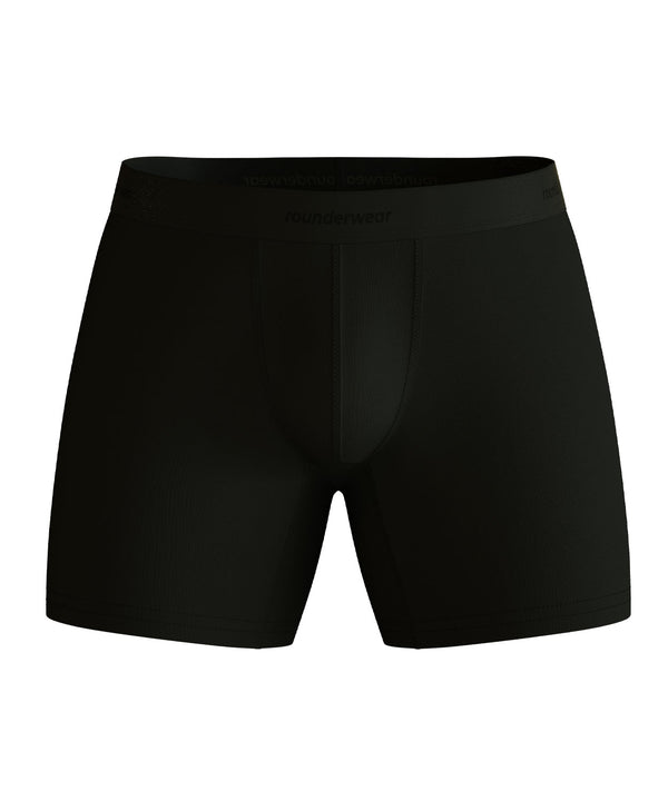 rounderbum Essentials Cotton Boxer Brief Black