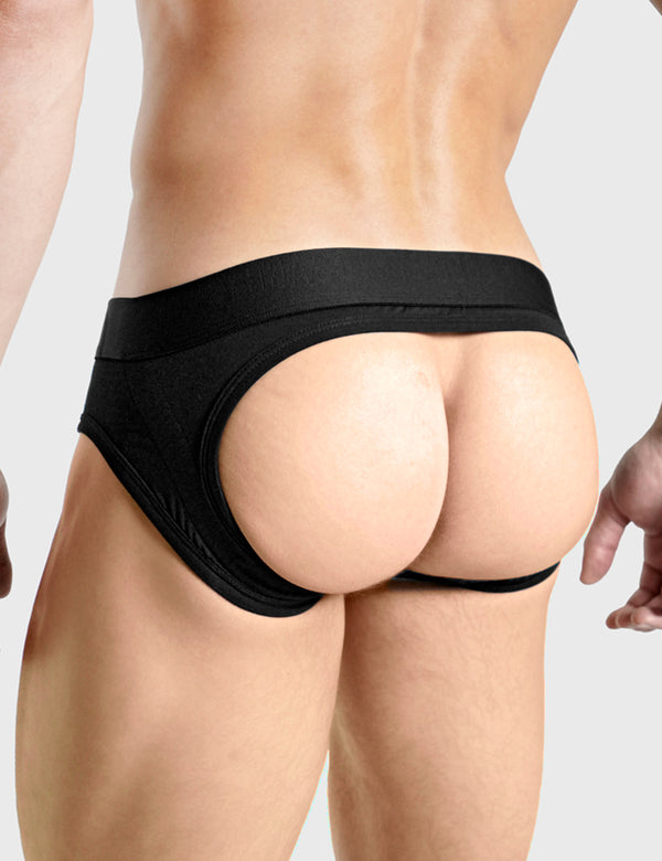 Rounderbum Jock Brief Black