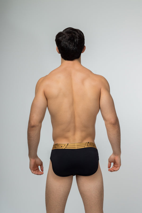 rounderbum O MY GOD Padded Brief Black