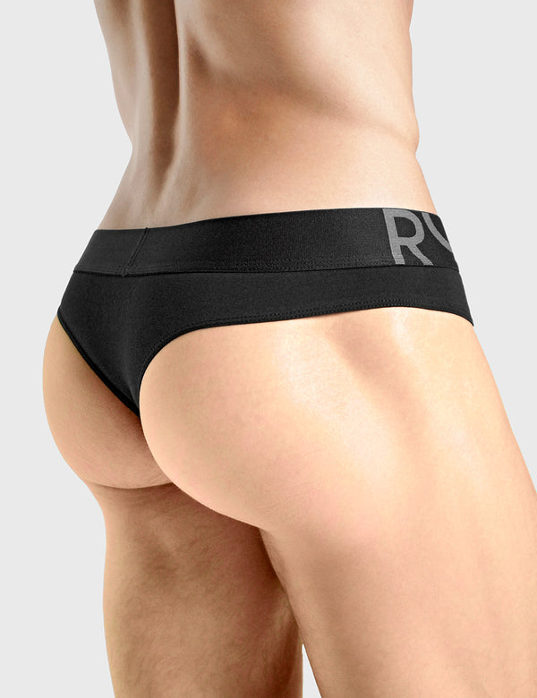 Rounderbum Package Thong Black