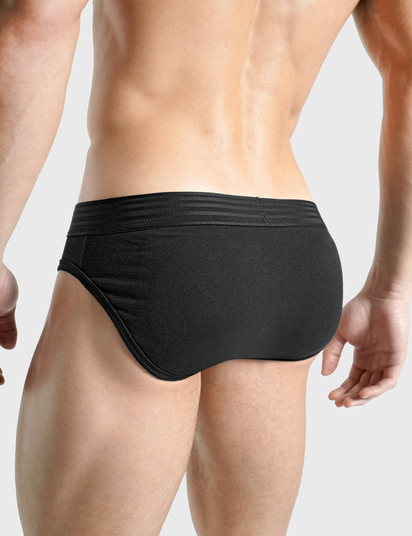 Rounderbum Padded Brief + Smart Package Cup Black