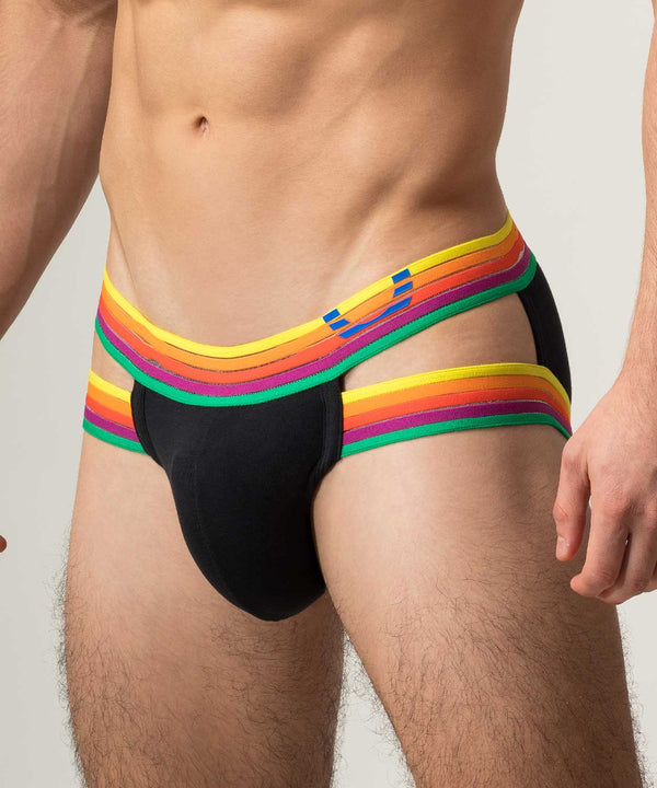 Rounderbum RAINBOW RUSH Lift Holster Brief Red