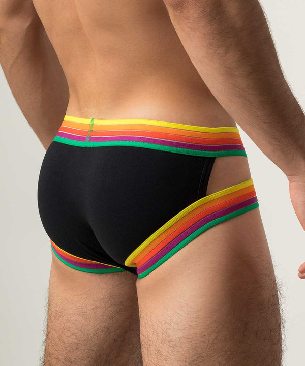 Rounderbum RAINBOW RUSH Lift Holster Brief Red