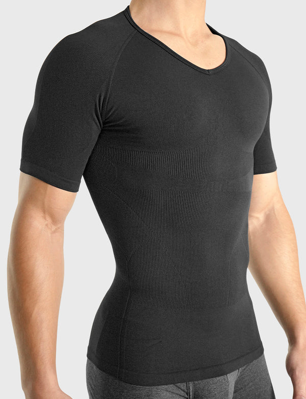 Rounderbum Seamless Compression T-Shirt Black