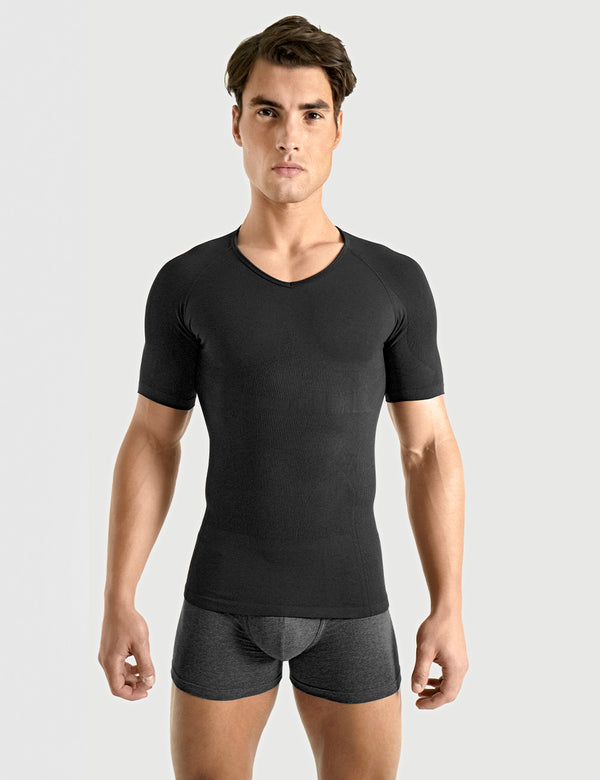 rounderbum Seamless Compression T-Shirt Black