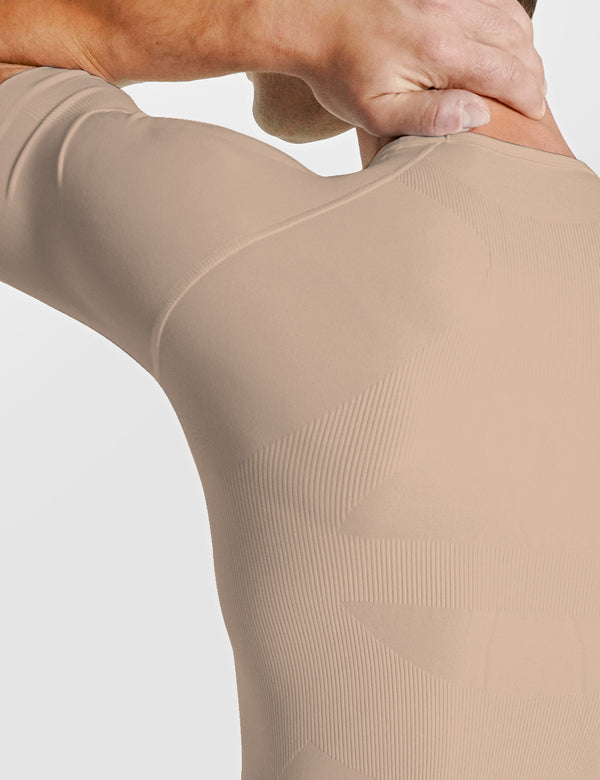 Rounderbum Seamless Compression T-Shirt Nude