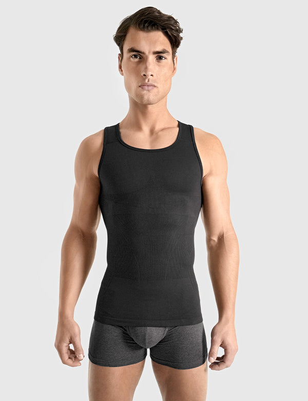 rounderbum Seamless Compression Tank Top Green