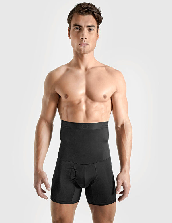 Rounderbum Slim Fit & Padded Boxer Brief Black