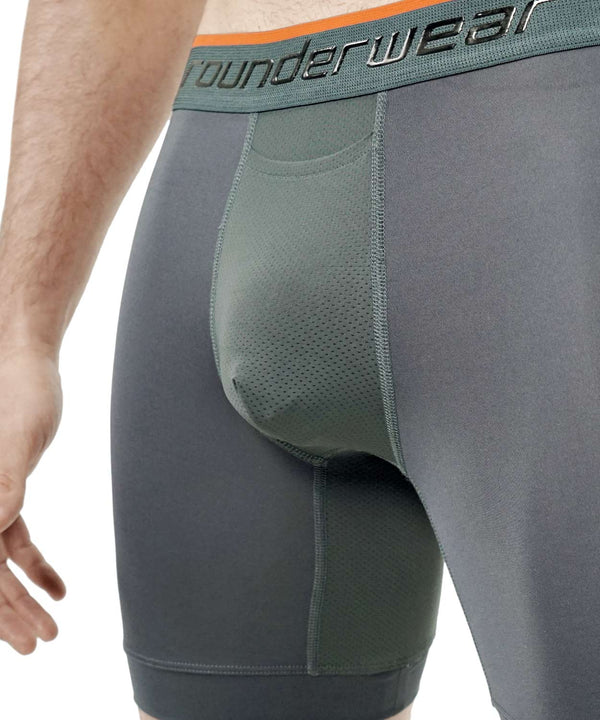 Rounderbum Sport Boxer Brief Gray