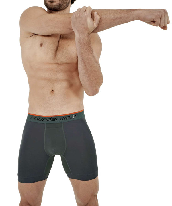 Rounderbum Sport Boxer Brief Gray