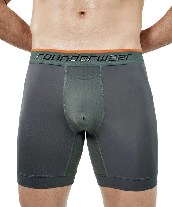 rounderbum Sport Boxer Brief Gray