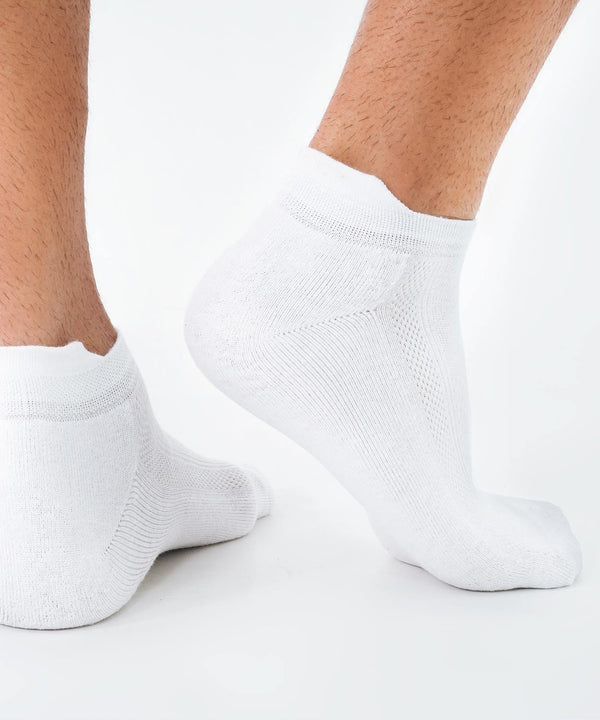 Rounderbum Sport Low Socks - 3Pack White