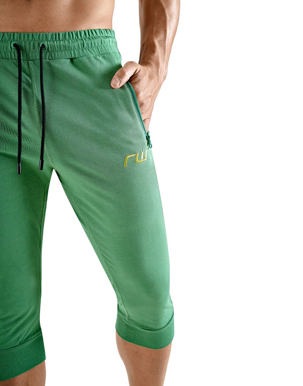 Rounderbum Sportwear/365 3/4 Leg Joggers Green