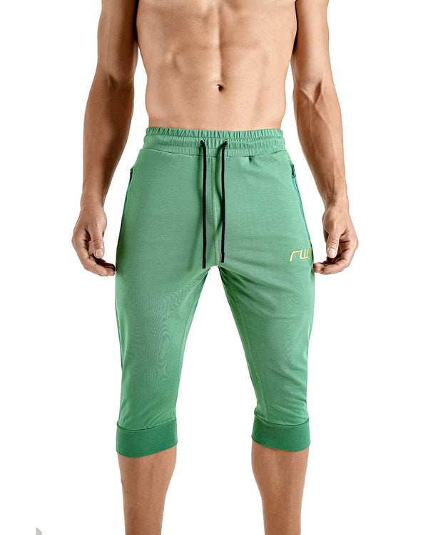 rounderbum Sportwear/365 3/4 Leg Joggers Green