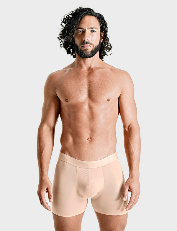 Rounderbum STEALTH Padded Boxer Brief Nude