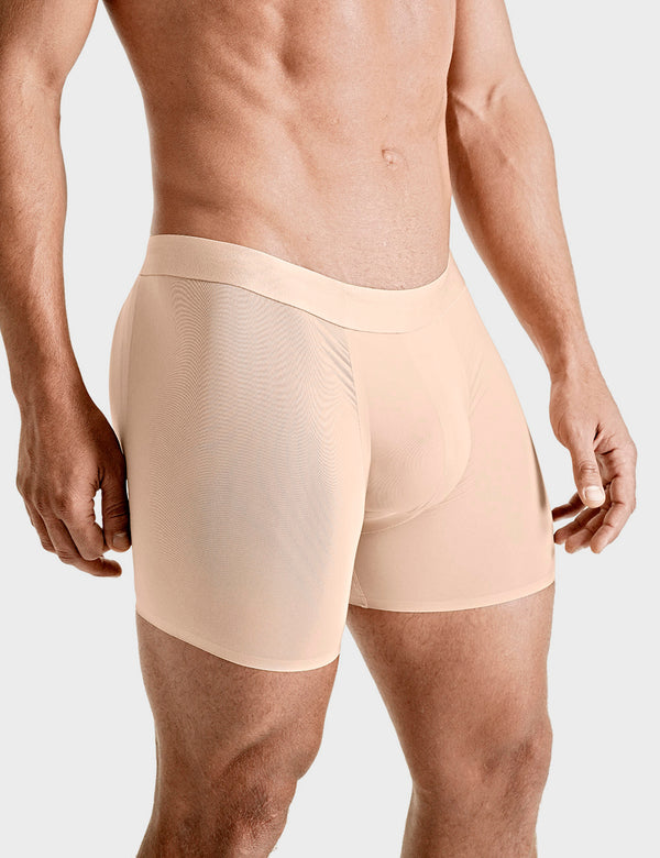Rounderbum STEALTH Padded Boxer Brief Nude