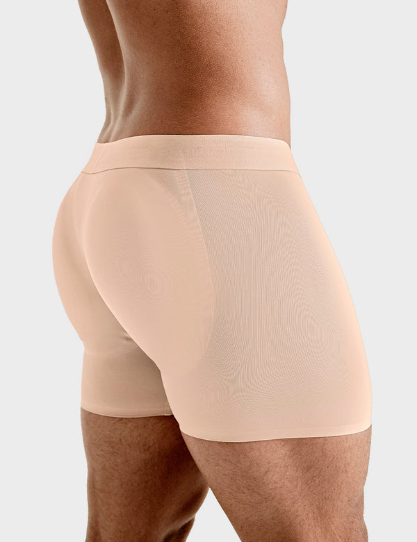 rounderbum STEALTH Padded Boxer Brief Nude