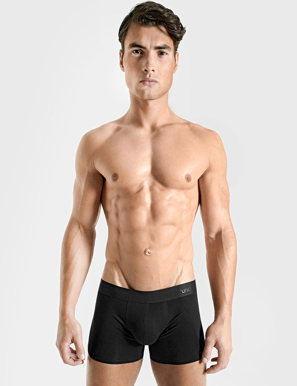 Rounderbum STEALTH Padded Boxer Trunk Black