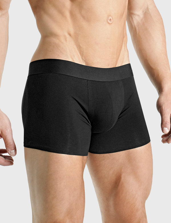 Rounderbum STEALTH Padded Boxer Trunk Black