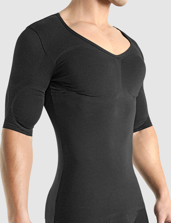 Rounderbum STEALTH Padded Muscle Shirt Black