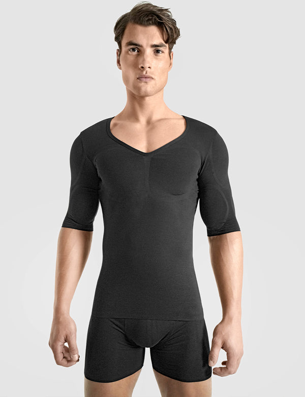 rounderbum STEALTH Padded Muscle Shirt Black