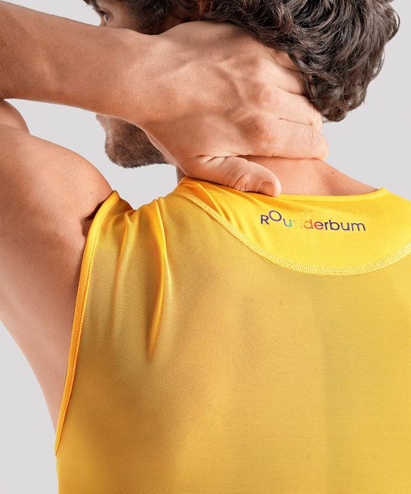 Rounderbum TRANSPARENT PRIDE Tank Top Orange Cyb