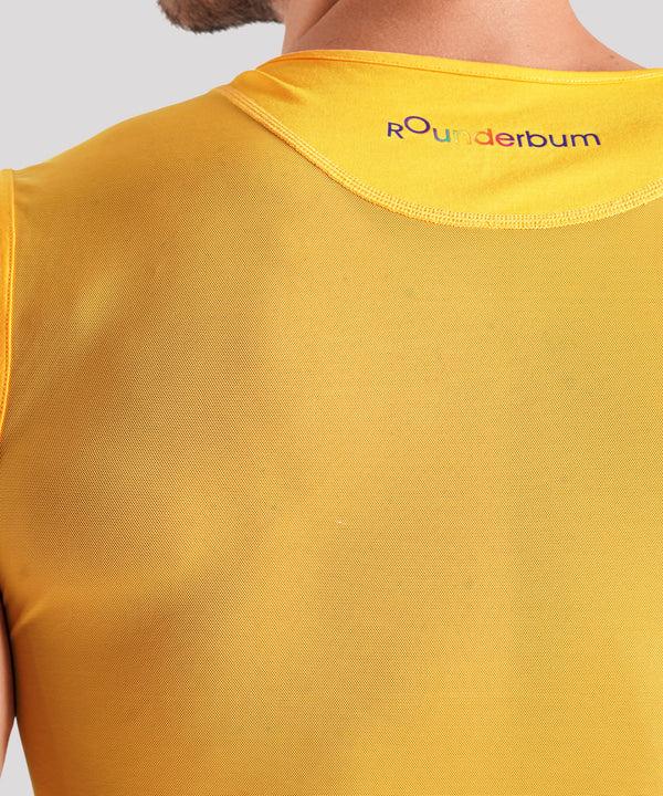 Rounderbum TRANSPARENT PRIDE Tank Top Orange Cyb