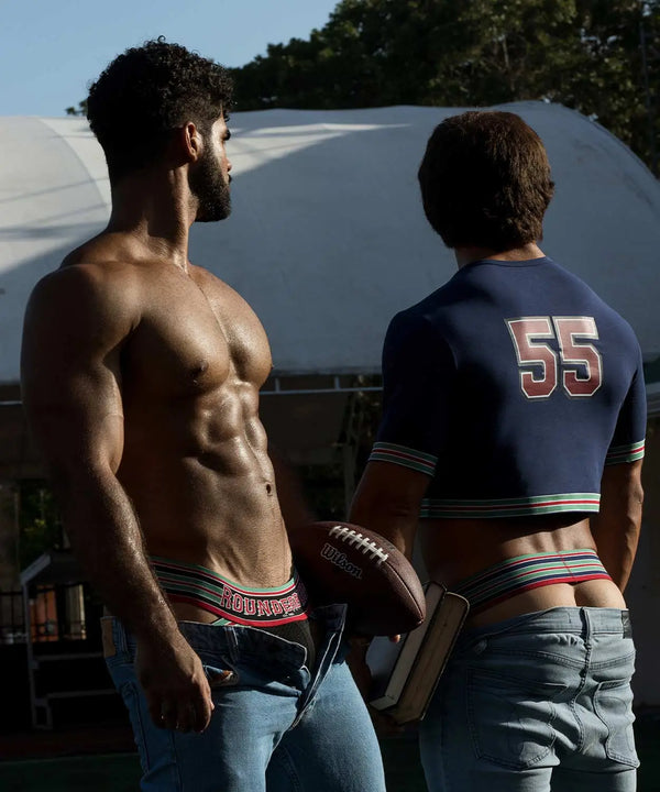 Rounderbum VARSITY Lift Jockstrap Red