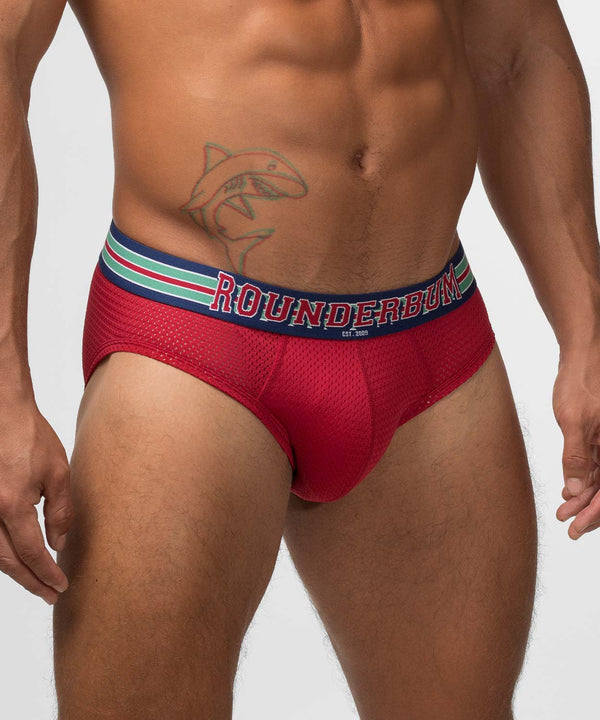 Rounderbum VARSITY Package Brief Red
