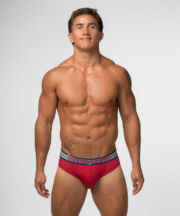 rounderbum VARSITY Package Brief Red