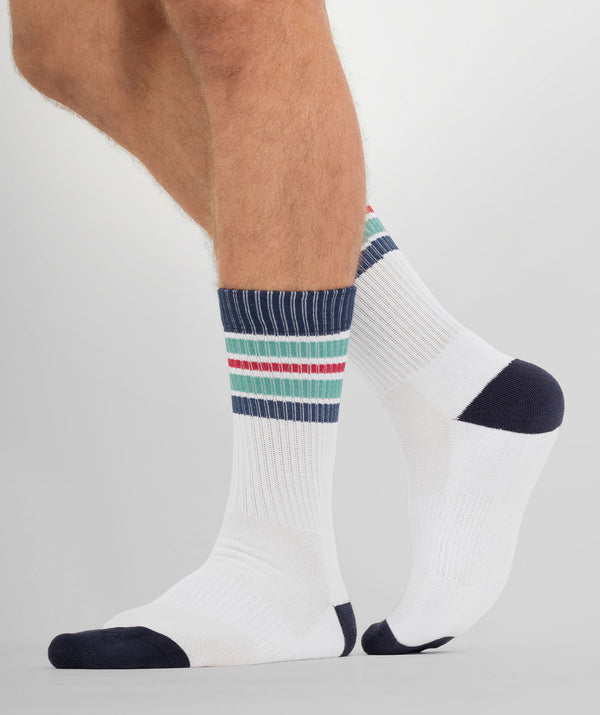 Rounderbum VARSITY Socks White