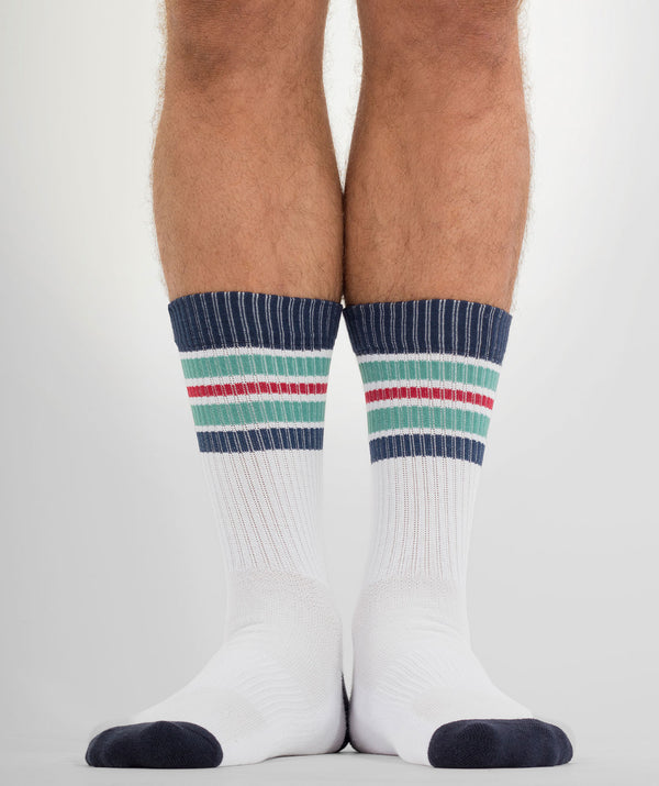 Rounderbum VARSITY Socks White