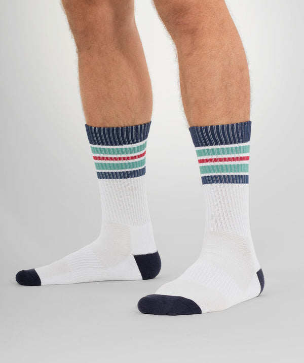 rounderbum VARSITY Socks White