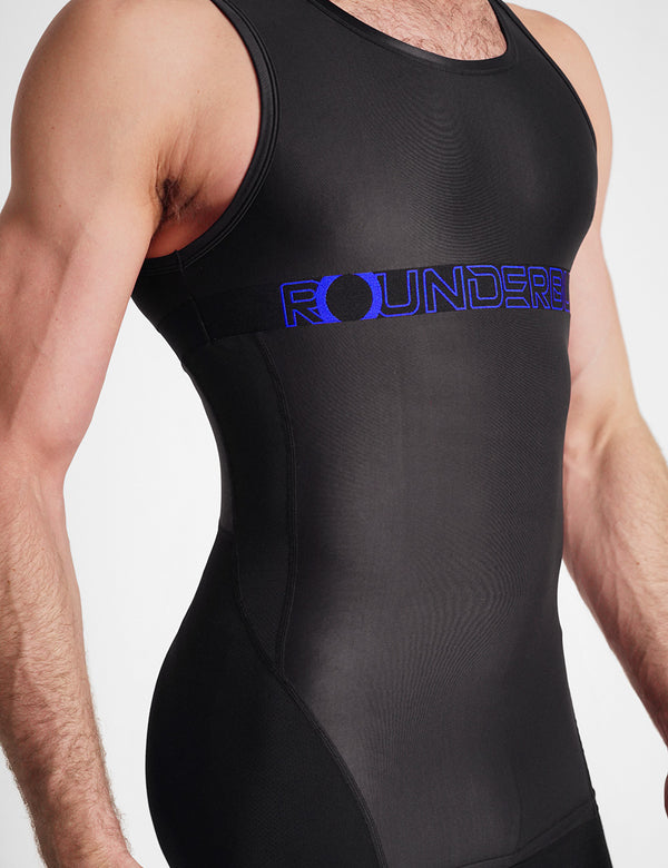 Rounderbum WORKOUT Lift Tank Top Blue